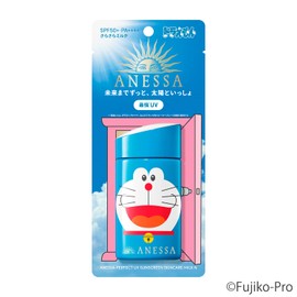 Doraemon x Anessa 50+PA++++++ Perfect UV Skin Care Milk N Cream, 2.0 fl oz (60 ml) DR1