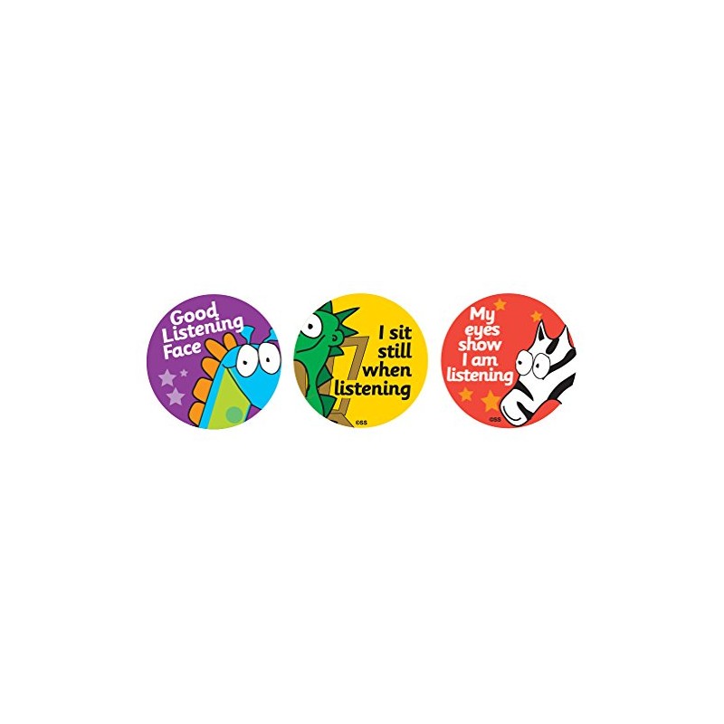 SuperStickers Solutions Good Listening Reward Stickers (Pack of 54) DBS145