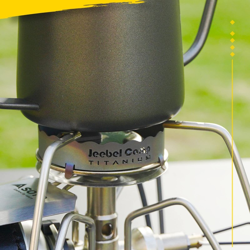 Jeebel Camp ST-340 Exclusive Titanium SOTO ST-340 Single Burner Windscreen