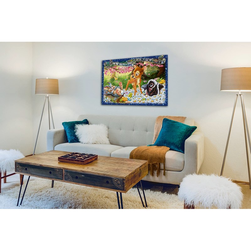 Ravensburger Jigsaw Puzzle, 1,000 Pieces, Bambi, grey