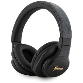 CG MOBILE Guess Wireless Bluetooth Headphones - Tone on Tone Script - Black and Grey
