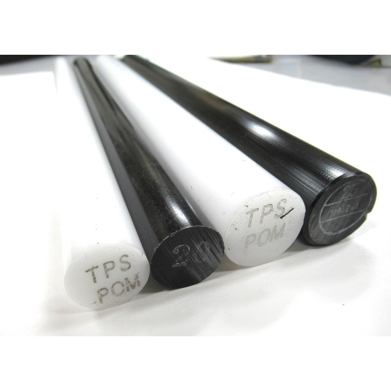 Polyacetal Round Rod (POM-N50ΦX250mmL), Made in Japan (Toyama Light Material