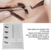 Zopsc Eyelash Extension Tray with Scale, 6 To 17mm Acrylic
