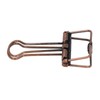 80Pcs Hollow Binder Clips 0.7in Sturdy Metal Hollow Out Strong