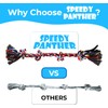 Speedy Panther 2 Pack Heavy Duty Braided Cotton Dog Rope