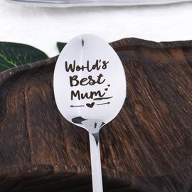 Best Mum Spoon Gifts for Mom Mum Mothers Day Gifts for Mum Mama Mummy Birthday Retirement Gifts for Mum Mam Mom Coffee Tea Spoon Gifts for Coffee Tea Lovers Mom Mum Mothers Day Gift Spoon