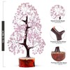 YUVDIPR Rose Quartz Tree, Gemstone Tree, Healing Crystals and Stones,