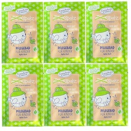 Dresdner Essenz Dreckspatz Care Bath "Wer bist denn du Apfel" [German Language] Pack of 6 x 50 g