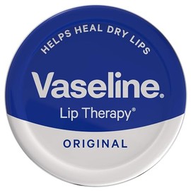 Vaseline Lip Therapy Petroleum Jelly Original for Men 0.7 oz Lip Balm