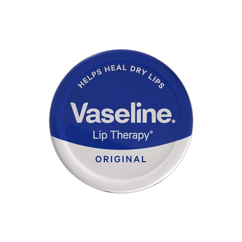 Vaseline Lip Therapy Petroleum Jelly Original for Men 0.7 oz