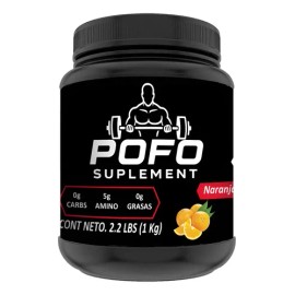 Aminoácidos Suplemento En Polvo Pofo Suplements 1kg 200servi                                                                                          