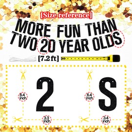 More Fun Than Two 20 Year Olds Banner, Cheers to 40 Years Birthday/Wedding Anniversary Bunting Sign, Happy 40th Birthday Party Decorations Supplies for Men Women