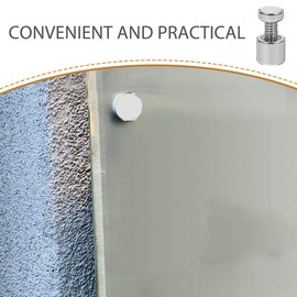 HOLIDYOYO 36 Sets Picture Frame Screws Accessories Picture Frame Standoffs Screws Store Sign Holder Glass Standoffs Nails Hardware for Acrylic Frame Standoff Wall