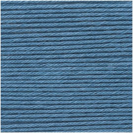Rico Baby Wool Cotton Soft DK Soft Cotton Blend Yarn for Knitting and Crocheting (057 Grey Blue)