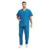MISEMIYA - Uniforms Unisex Scrub Set – Medical Uniform with Scrub Top and Pants - Ref.6801-6802 - X-Small, Turquoise 68