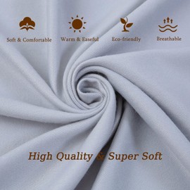 vimate Pashmina Scarves and Wraps, Women Soft Cashmere Pashmina Shawls for All Seasons(Silver Grey)
