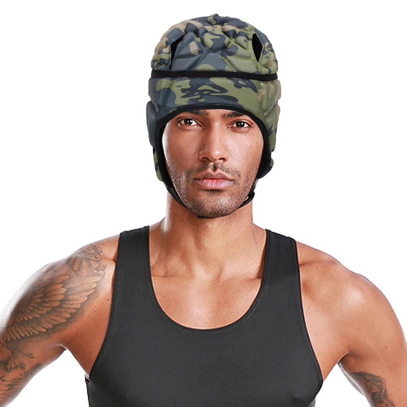 Football Rugby Headguard Soft EVA Padded Headgear Shell Head Protector