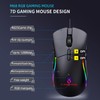 JieruiDeng Wired Gaming Mouse, USB Corded Cellular Computer Mice RGB