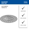 LUX ELEMENTS TUB-BAZ HS Hair Strainer Shower Drain for Shower
