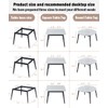 sumatos Modern Table Base,Industrial Metal Table Legs with Suction Cups,Desk
