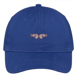 Trendy Apparel Shop Boxing Gloves Embroidered Soft Low Profile Cotton Cap Dad Hat - Royal