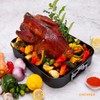 CHEFMADE Roasting Pan, 16-Inch Non-Stick Turkey Roaster Lasagna Pan with