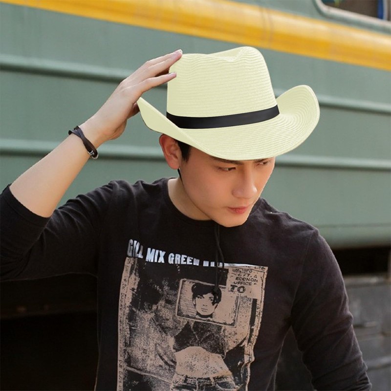 Xiuyer Sun Hat Straw Hat Women Men Summer Beach Hat