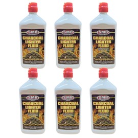 6 Quarts (192oz) Lighter Fuel Bottle, Clean Burning & Fast Lighting Lighter Fluid, Charcoal Lighter Fluid, Perfect Fire Starter for Outdoor BBQ, Camping, Charcoal & Wood Fires & Bonfires