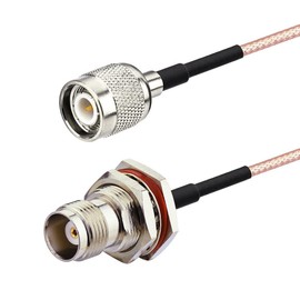 Superbat TNC Male to TNC Female Blukhead Cable RG316 Coaxial Cable 3ft TNC Connecto Cable Jumper for RTK GPS Satellite Clock HF Antenna Amateur Radio etc.