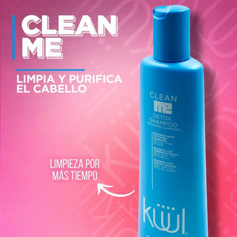 Küül Clean Me Shampoo Detox Con Carbón Activado 300 Ml