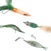 4 Refills Set for Cat Wand Toy - Carrot, Shrimp,