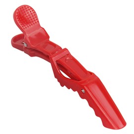 Crocodile Hair Clip Hairdressing Styling Alligator Sectioning Clamp Hairpins 6PCS Red, Clips Barrettes