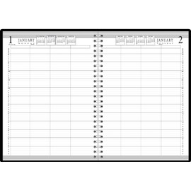 House of Doolittle 2024 Daily Group Planner, 4-Person, Black Soft Cover, 8.5 x 11 Inches, January - December (HOD28202-24)