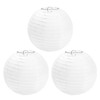 Pack of 3 Lampshade, White Round Lantern, Lampshade Pendant Lamp,