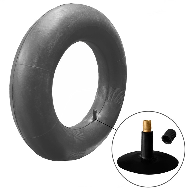 WHEELBARROW SACK TRUCK INNERTUBE (4.10/3.50-4 STRAIGHT VALVE) Black