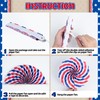 DMIGHT 4th/Fourth of July Decorations, 33PCS Patriotic Red White and