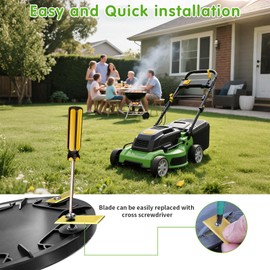 Foydream 30 Stück für Landroid Messer, Kompatibel mit Worx Klingen Landroid, Mähroboter Ersatzmesser, Rasenmäher Roboter Messerklingen für Worx, Landxcape, Einhell, Hochwertige Rasenroboter Messerset