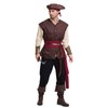 UFLJPKS 7PCS Mens Pirate Costume Renaissance Costume Outfit Medieval Costume