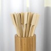 HTB Round Hard Sterile Bamboo Skewers, Barbecue Skewers, 38 Skewers,