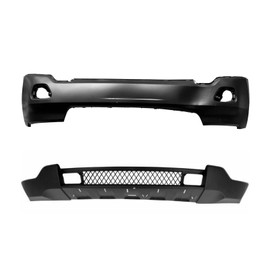 Front Upper & Lower Bumper Cover For 2011 2012 2013 Grand Cherokee