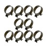BoltzaÂ® Stainless Steel SS304 Mini Fuel Hose Line Pipe Clips x10 (23-25mm)