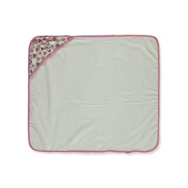 Buttons & Stitches Baby Girl 3 Pack Rolled/Carded Hooded Towels in I Love Mommy Print, GS71767
