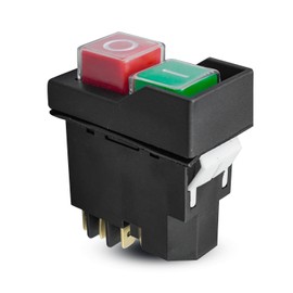 Table Saw Push Button Switch 6Pins Compatible with Ridgid R4514T Ryobi RTS08 RTS12 RTS23 Table Saw Replace 089240028147 Power On/Off Push Button Switch