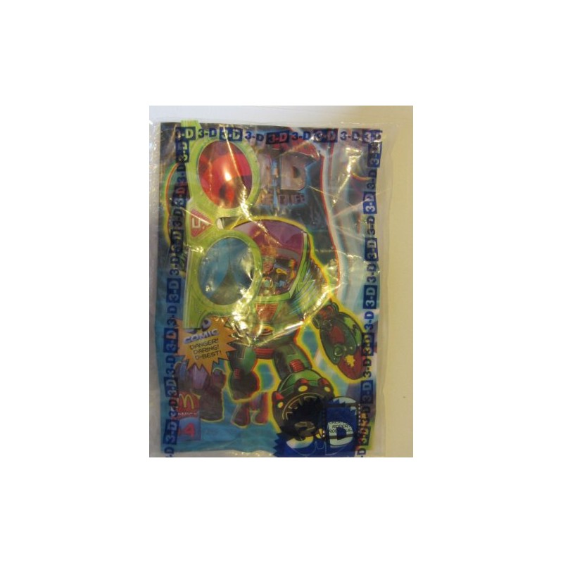 Happy Meal Toy and Comic Book Spy Kids 3-D Game