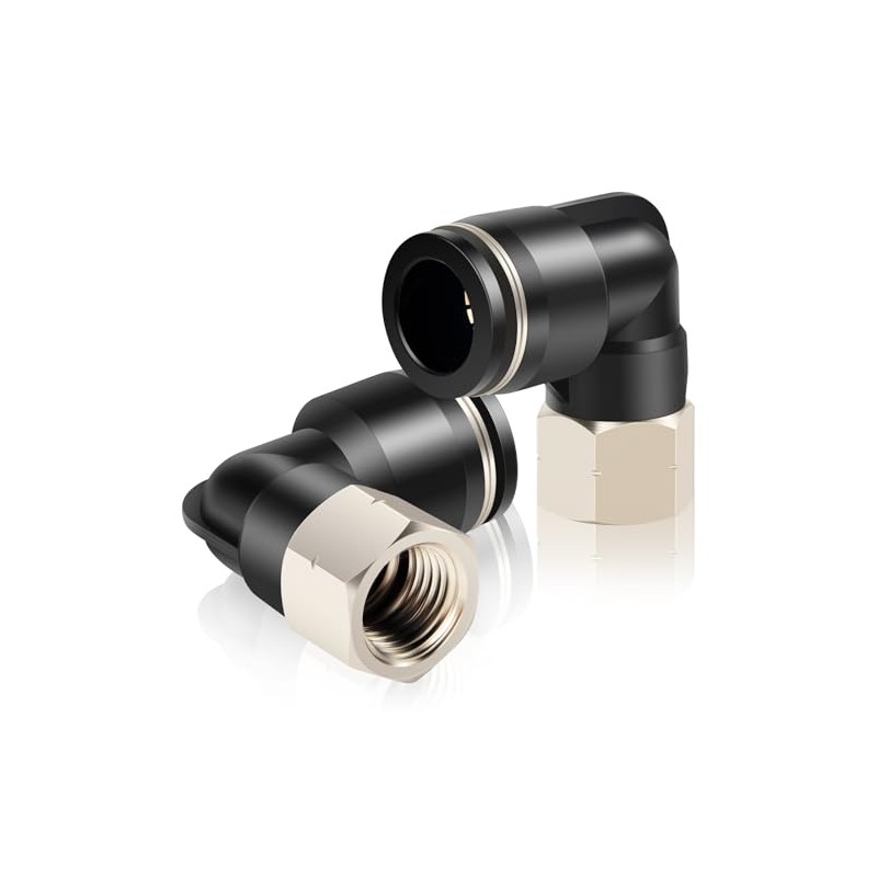 TAILONZ PNEUMATIC Female Threaded Elbow 6mm OD 1/4" BSP Plug