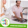 IWOWHERO Heavy Duty Dish Scrubbers 24pcs Reusable Dishwashing Sponges Soft