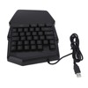 One Handed Gaming Keyboard USB Wired RGB Backlit 35 Keys