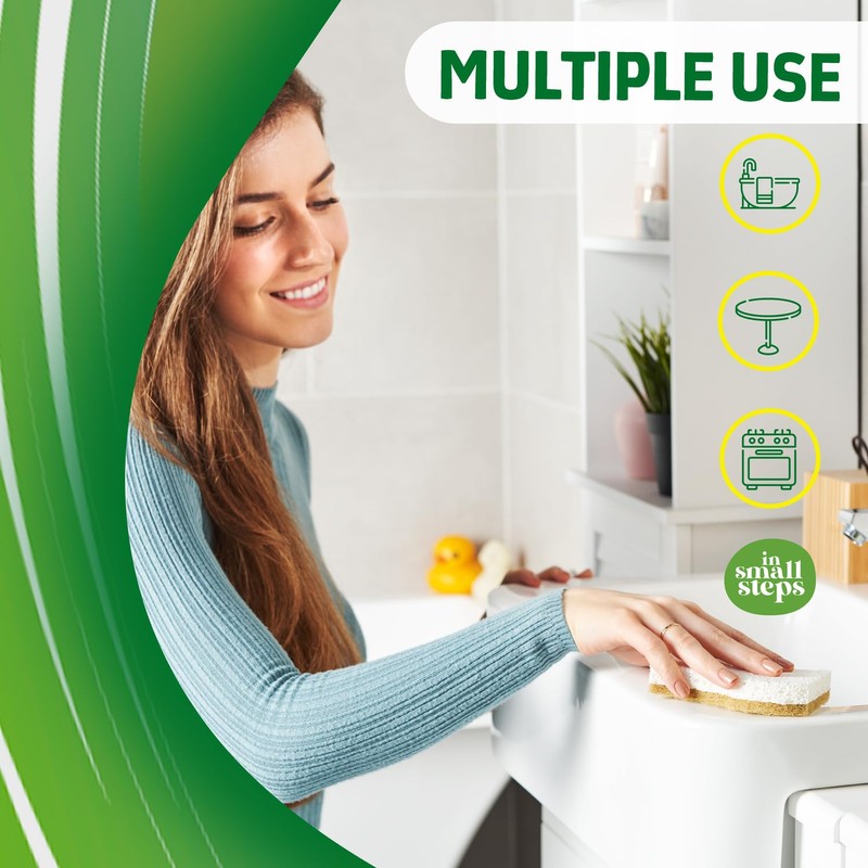 In Small Steps Eco Friendly Dish Sponges for Washing Up