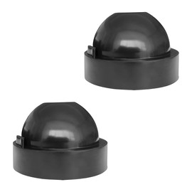 JNNJ Pack of 2 Car Headlight Seal Covers, Rubber Seal, Dustproof Covers for LED Headlights, Truck Headlights, Rubber Cap Cover (90 x 60 mm)