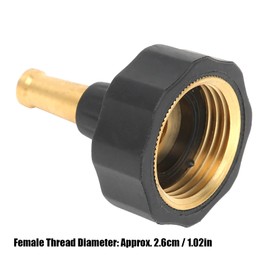 Hose Nozzle, Garden Hose Nozzle G3/4 Female Thread Pipe Jet Sprayer Nozzle Irrigation Accessory Easy to Install for Gardening